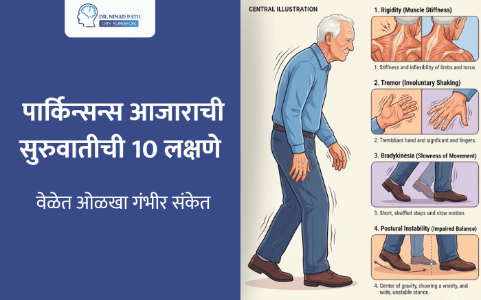 पार्किन्सन्स आजाराची सुरुवातीची 10 लक्षणे – वेळेत ओळखा गंभीर संकेत